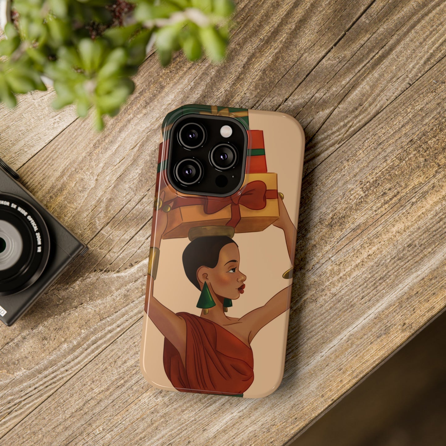 Presents African Woman Impact-Resistant Phone Case