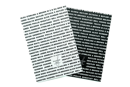 Stitched Notebook Set - Black Authors