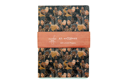Stitched Notebook Set - Line Art Women