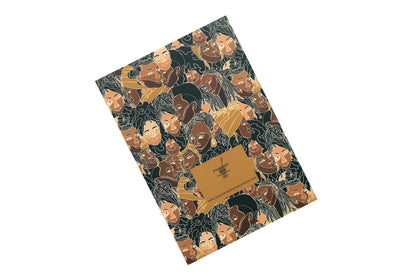 Black Women Line Art Journal - Color - Pounded Yam Productions