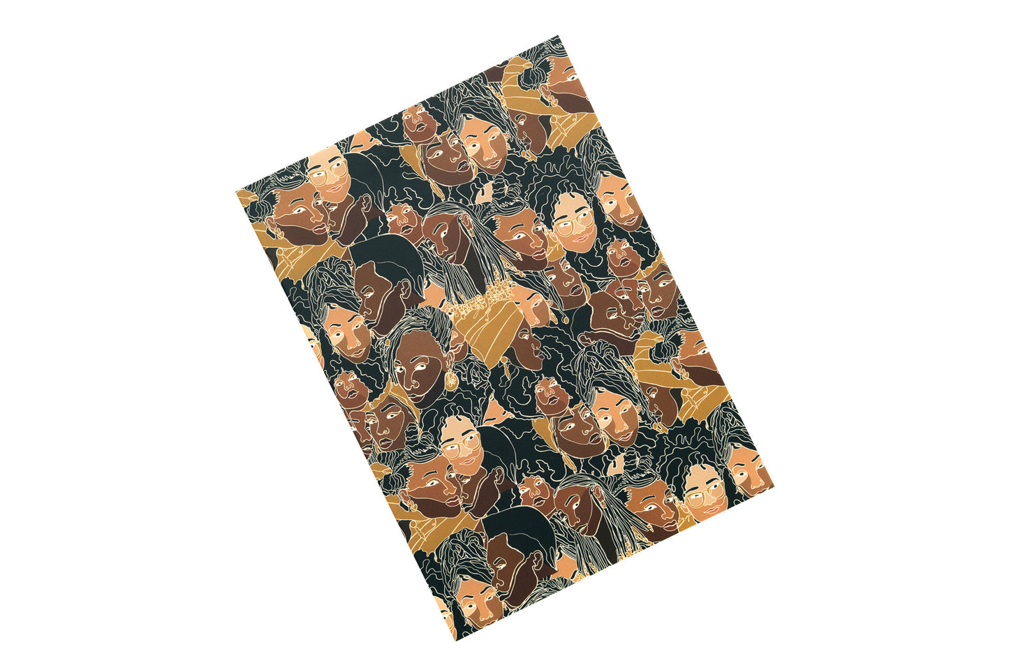 Black Women Line Art Journal - Color - Pounded Yam Productions