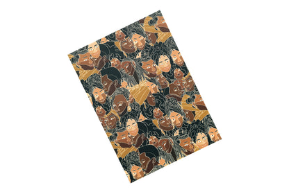 Black Women Line Art Journal - Color - Pounded Yam Productions