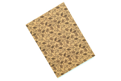 African Print Journal - Leaves - Pounded Yam Productions