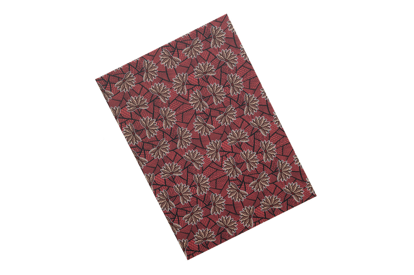 African Print Journal - Red Blossom (Ankara)