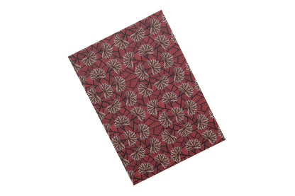 African Print Journal - Red Blossom (Ankara)