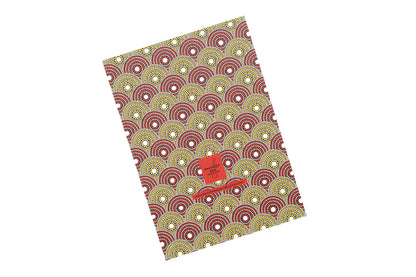 African Print Journal - Red and Yellow (Ankara)