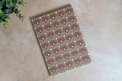 African Print Journal - Red and Yellow (Ankara)
