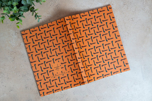African Print Journal - Walking Sticks (Ankara)