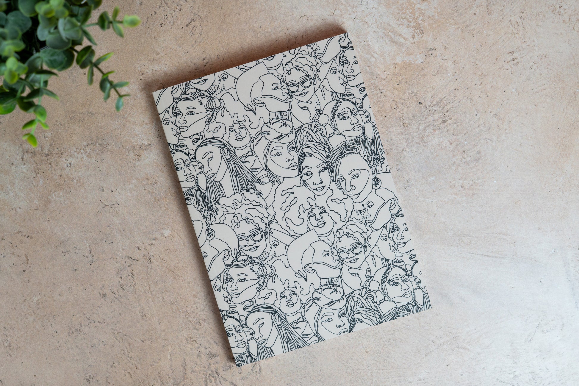 Black Women Line Art Journal - Pounded Yam Productions