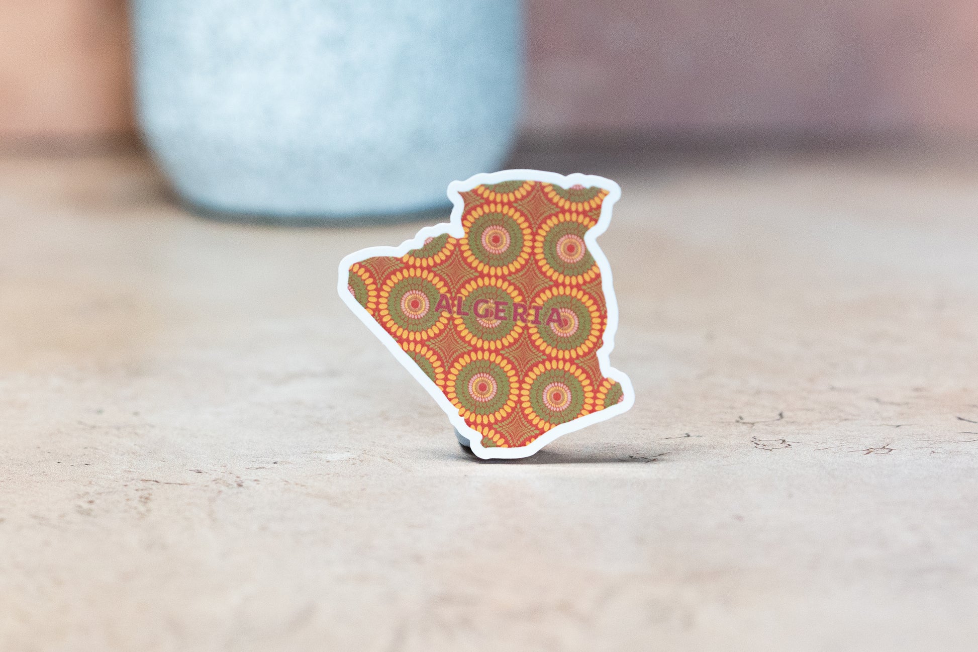 Algeria Sticker (North Africa) - Pounded Yam Productions