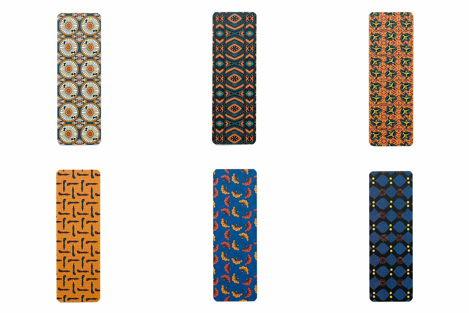 African Print Bookmark Bundle (Ankara 1) - Pounded Yam Productions