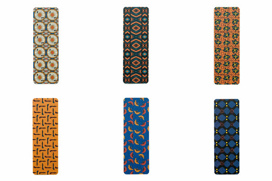 African Print Bookmark Bundle (Ankara 1) - Pounded Yam Productions