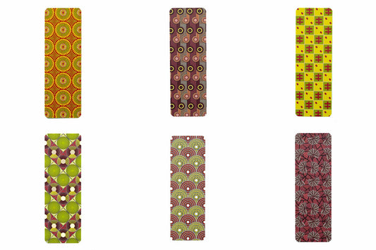 African Print Bookmark Bundle (Ankara 2) - Pounded Yam Productions