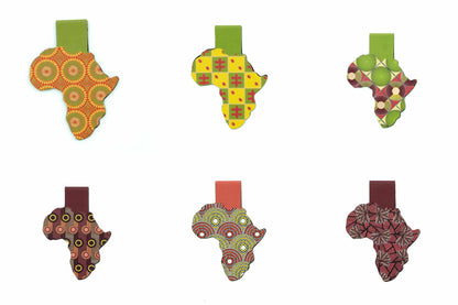 Africa Magnetic Bookmarks Bundle (African Print Ankara 2)