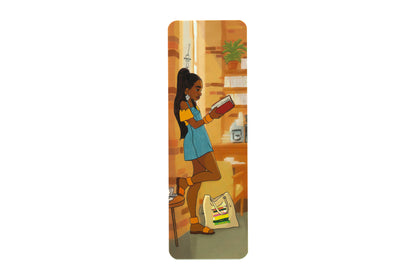 Bookmark - Black Girl Reading - Pounded Yam Productions