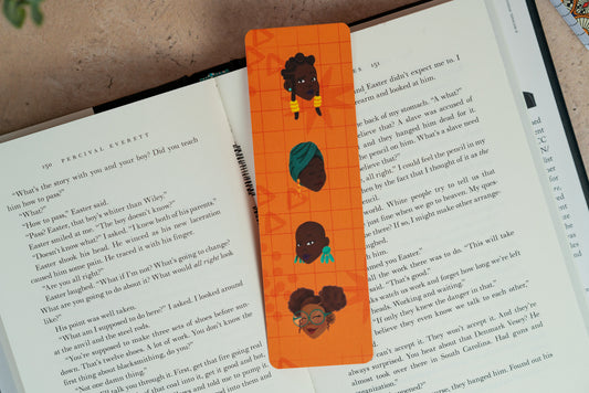 Bookmark - Black Girl Hairstyles (Yellow)
