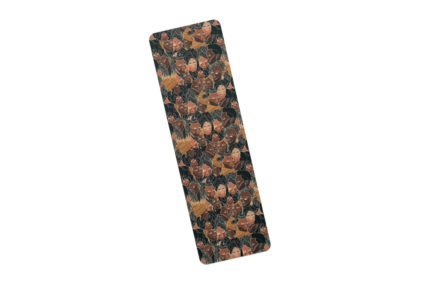 Black Women Line Art Bookmark - Colored - Pounded Yam Productions