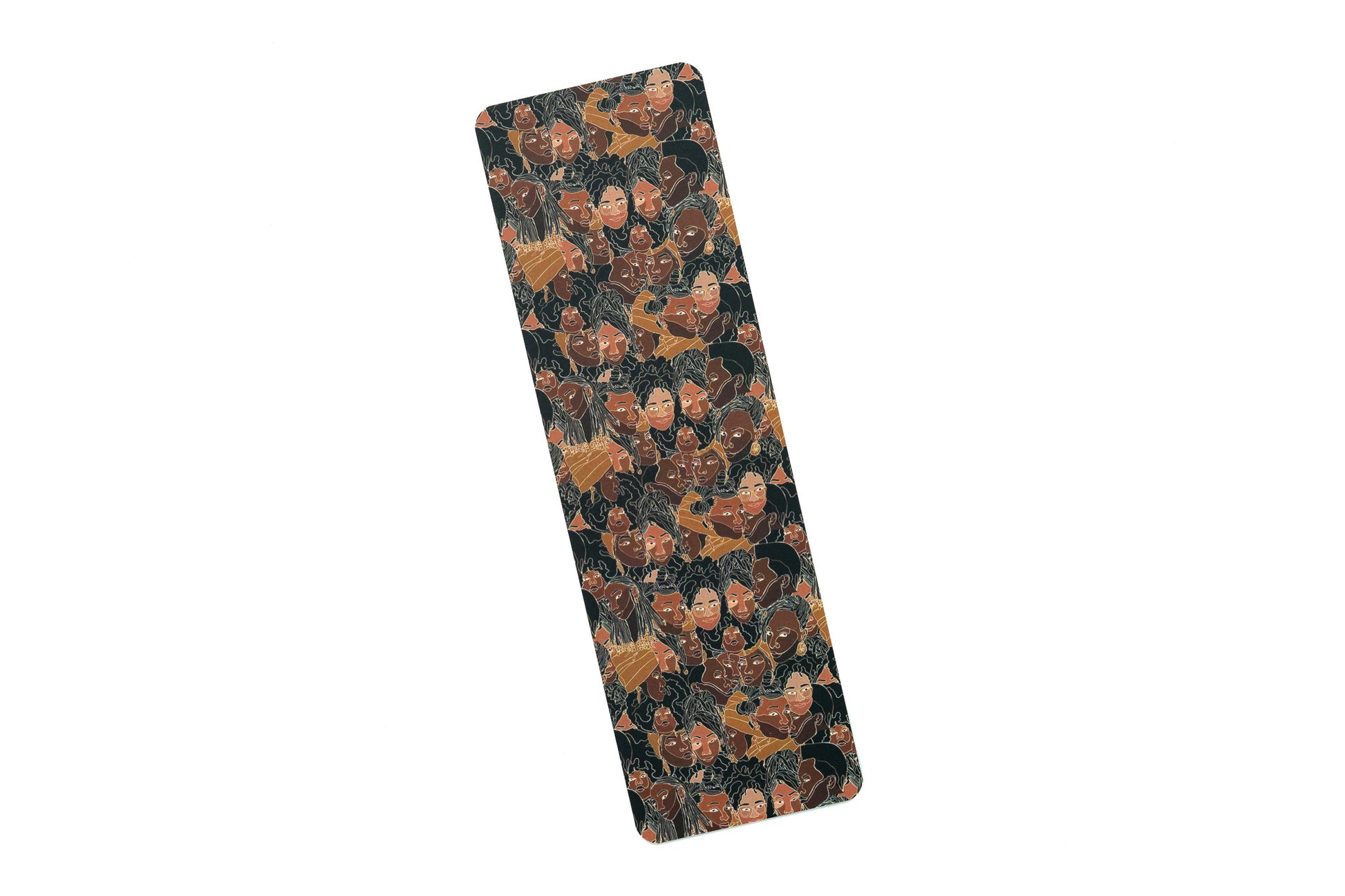Black Women Line Art Bookmark - Colored - Pounded Yam Productions