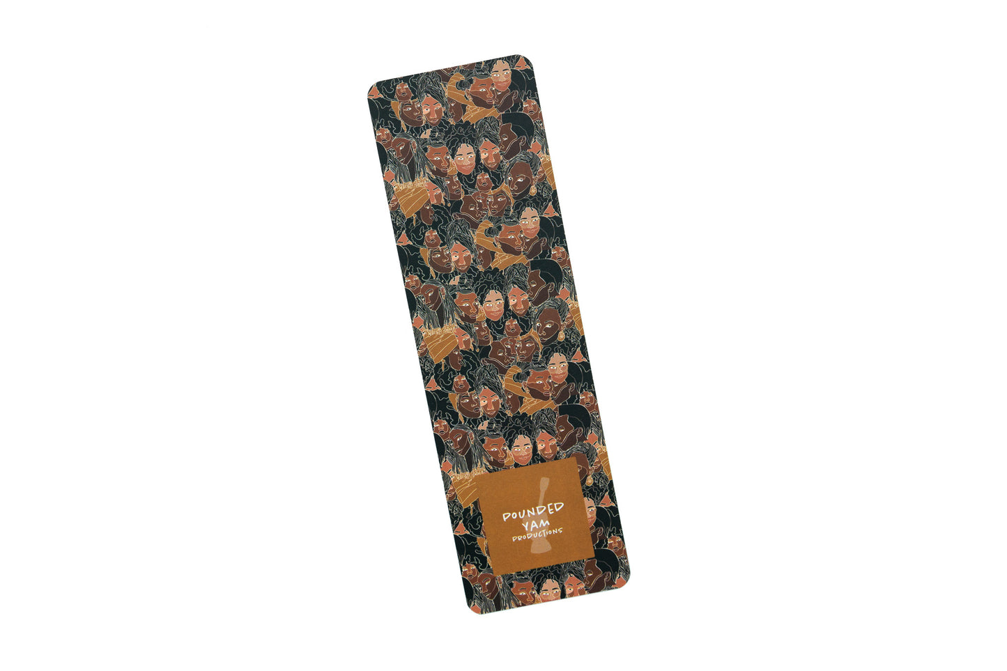 Black Women Line Art Bookmark - Colored - Pounded Yam Productions