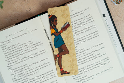Bookmark - Black Girl Reading