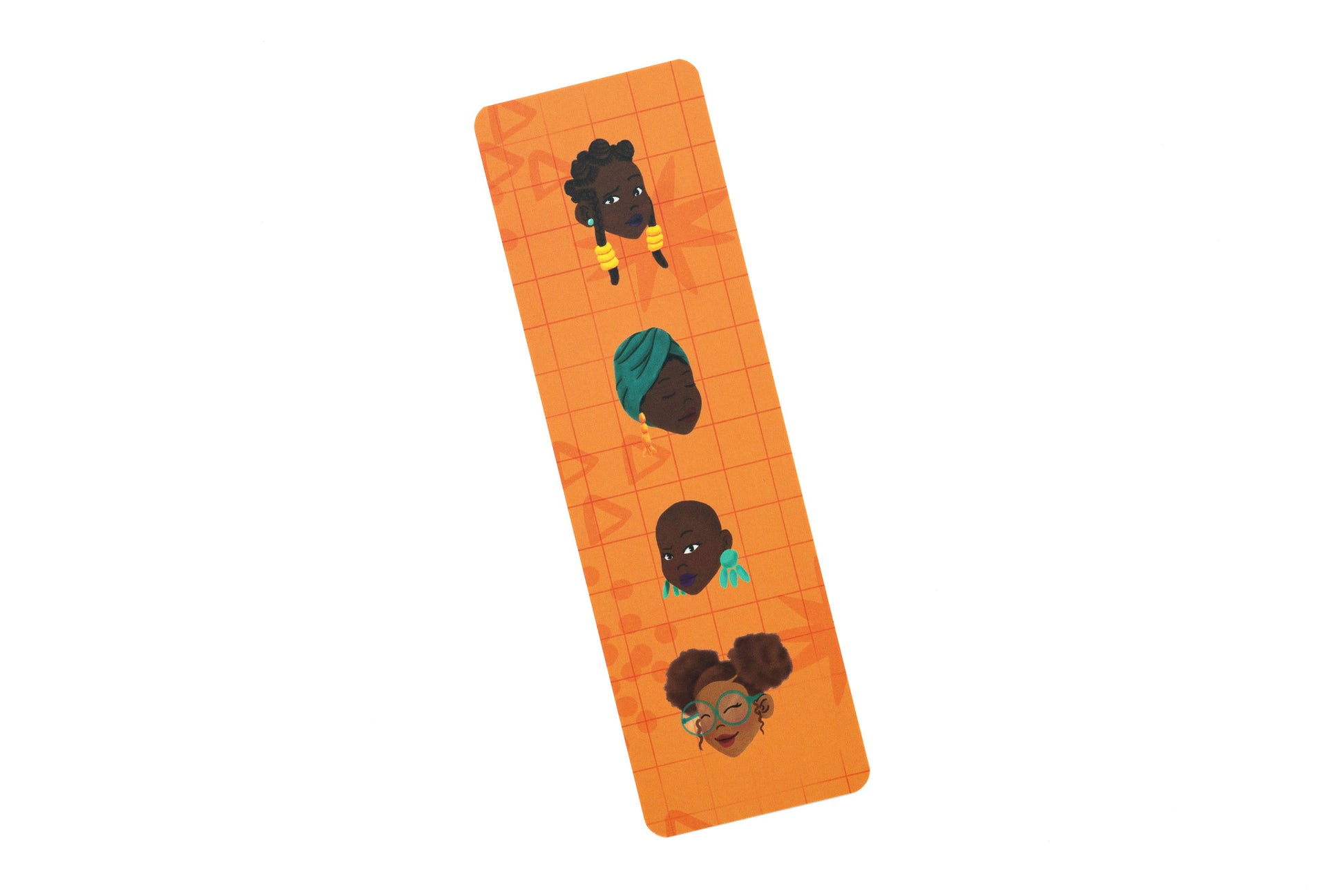 Black Girl Hairstyles Bookmark - Yellow - Pounded Yam Productions