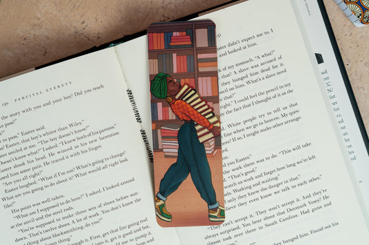 Bookmark - Black Girl Book Stacks