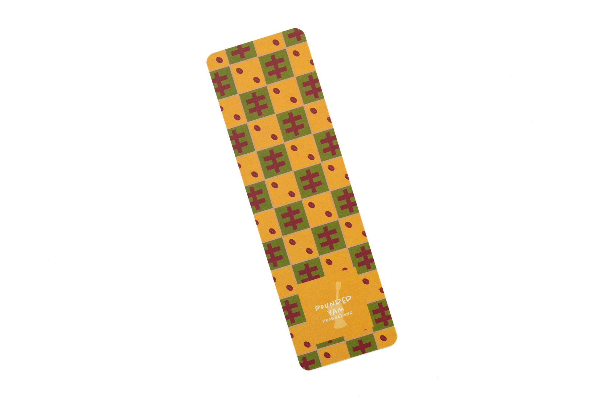 African Print Bookmark - Cowries (Ankara) - Pounded Yam Productions