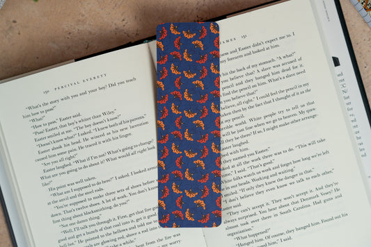 African Print Bookmark - Wedding Flowers (Ankara)