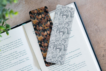 Bookmark - Black Women Line Art Colored - Pounded Yam Productions