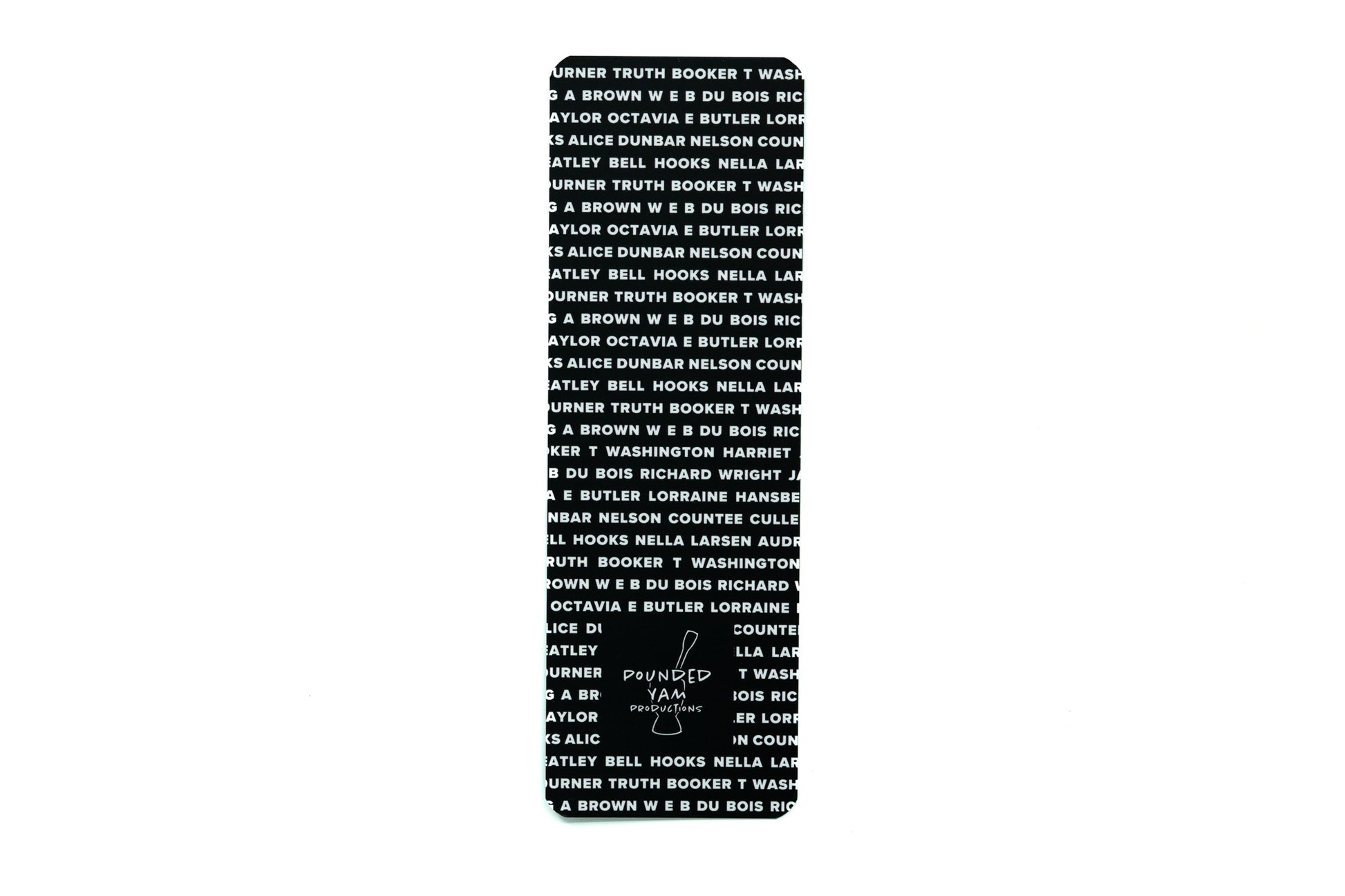 Bookmark - Classic Black Authors (Black) - Pounded Yam Productions
