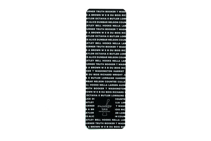 Bookmark - Classic Black Authors (Black) - Pounded Yam Productions