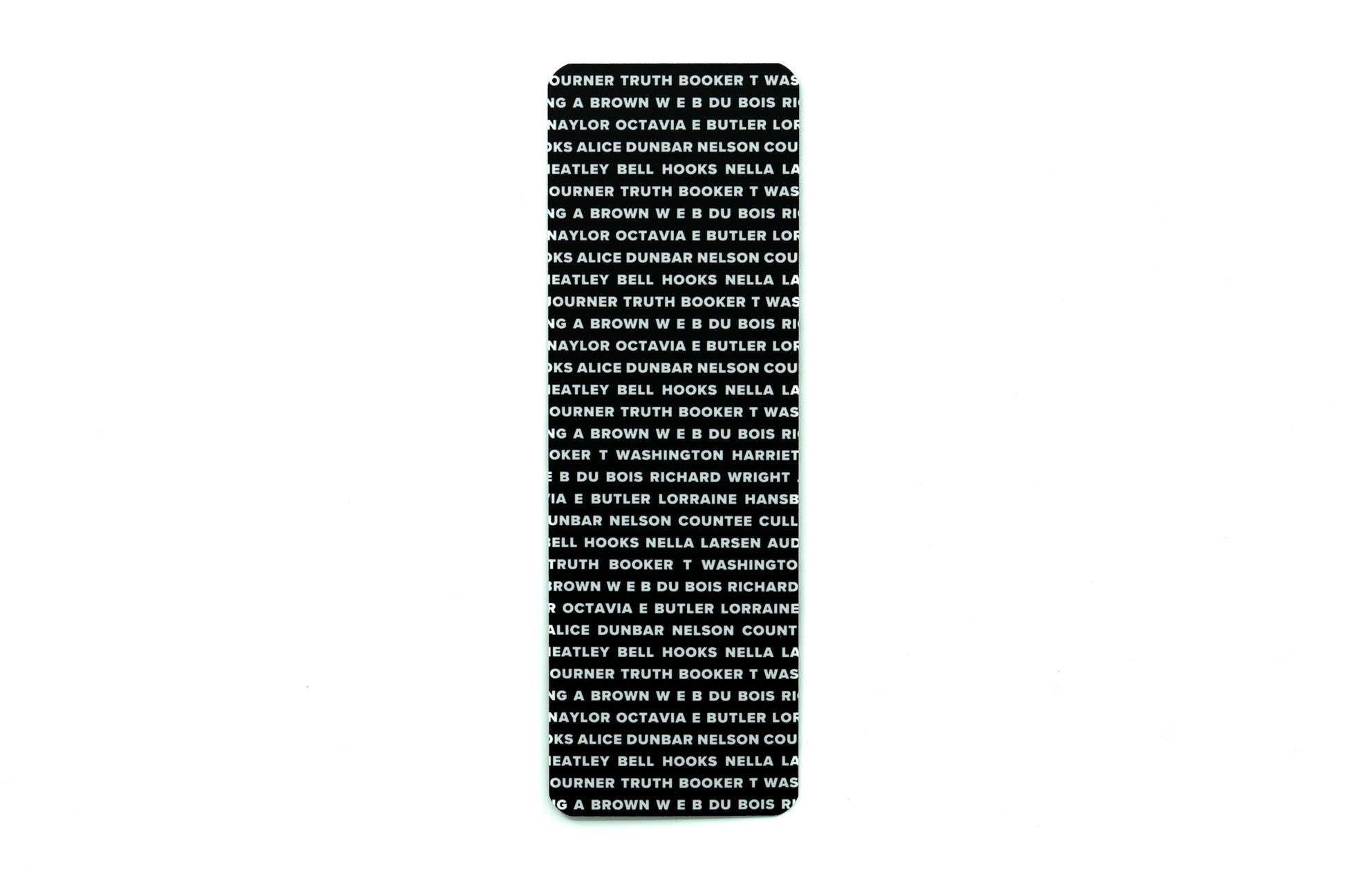 Bookmark - Classic Black Authors (Black) - Pounded Yam Productions