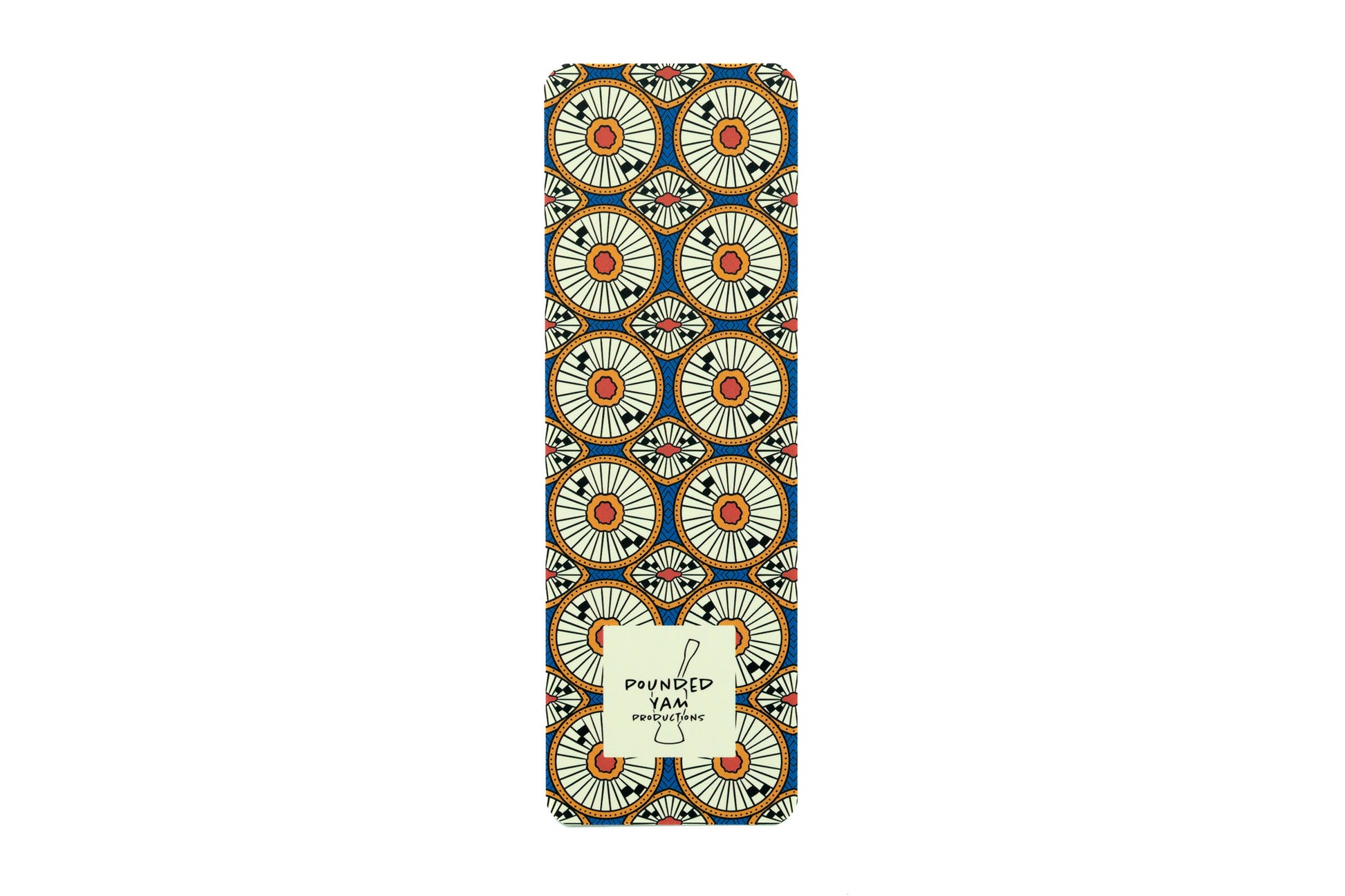 African Print Bookmark - Circles (Ankara) - Pounded Yam Productions