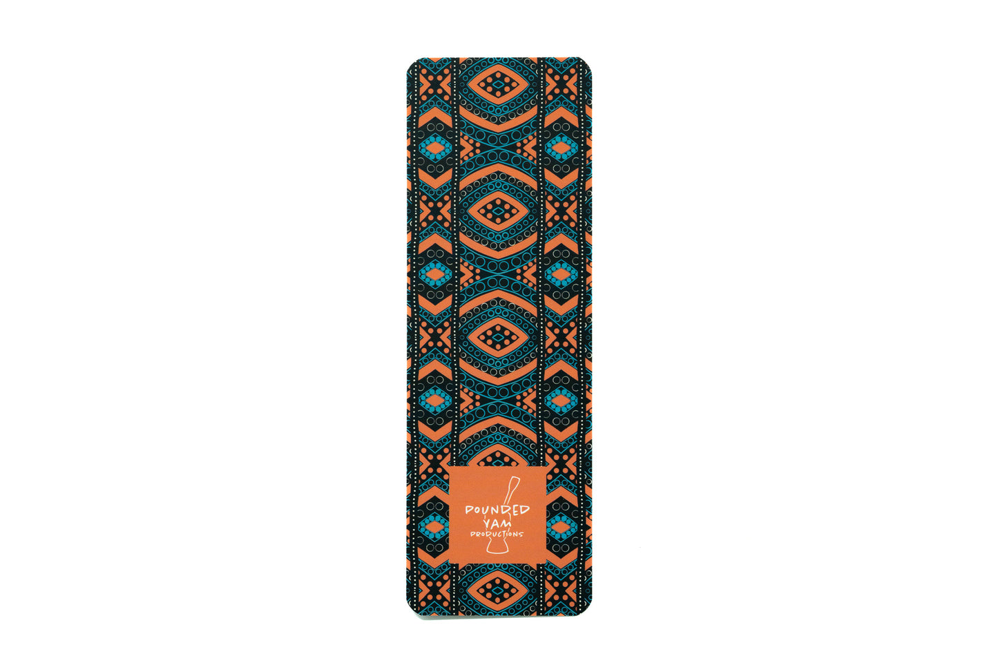 African Print Bookmark - Diamonds (Ankara) - Pounded Yam Productions