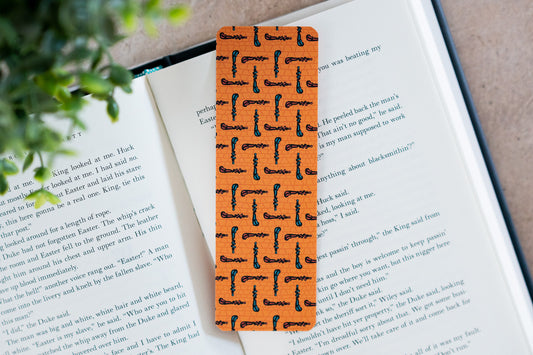 African Print Bookmark - Walking Sticks (Ankara) - Pounded Yam Productions