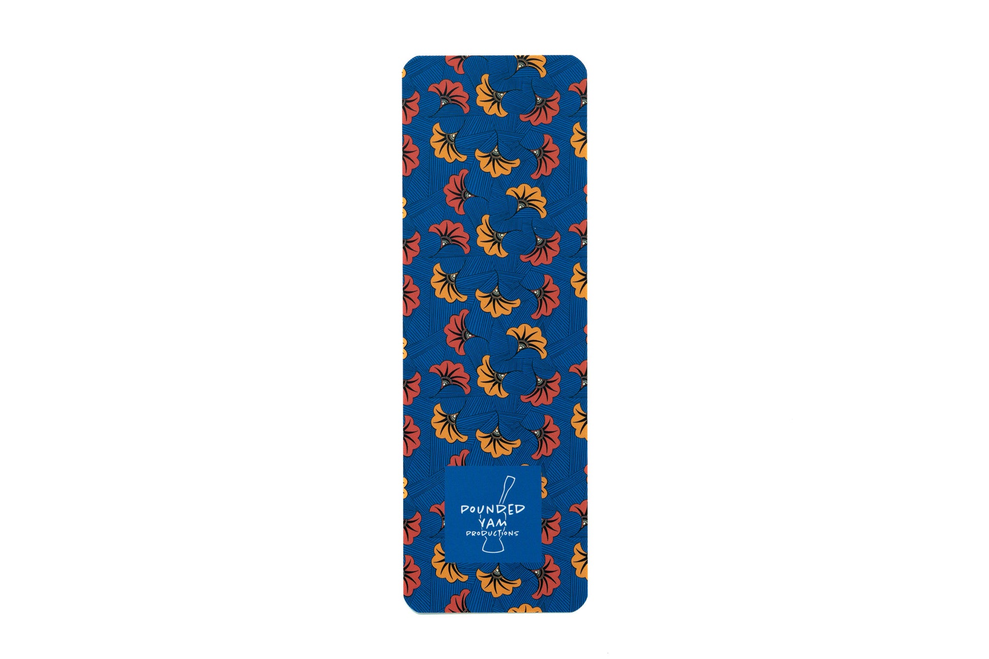 African Print Bookmark - Wedding Flowers (Ankara) - Pounded Yam Productions