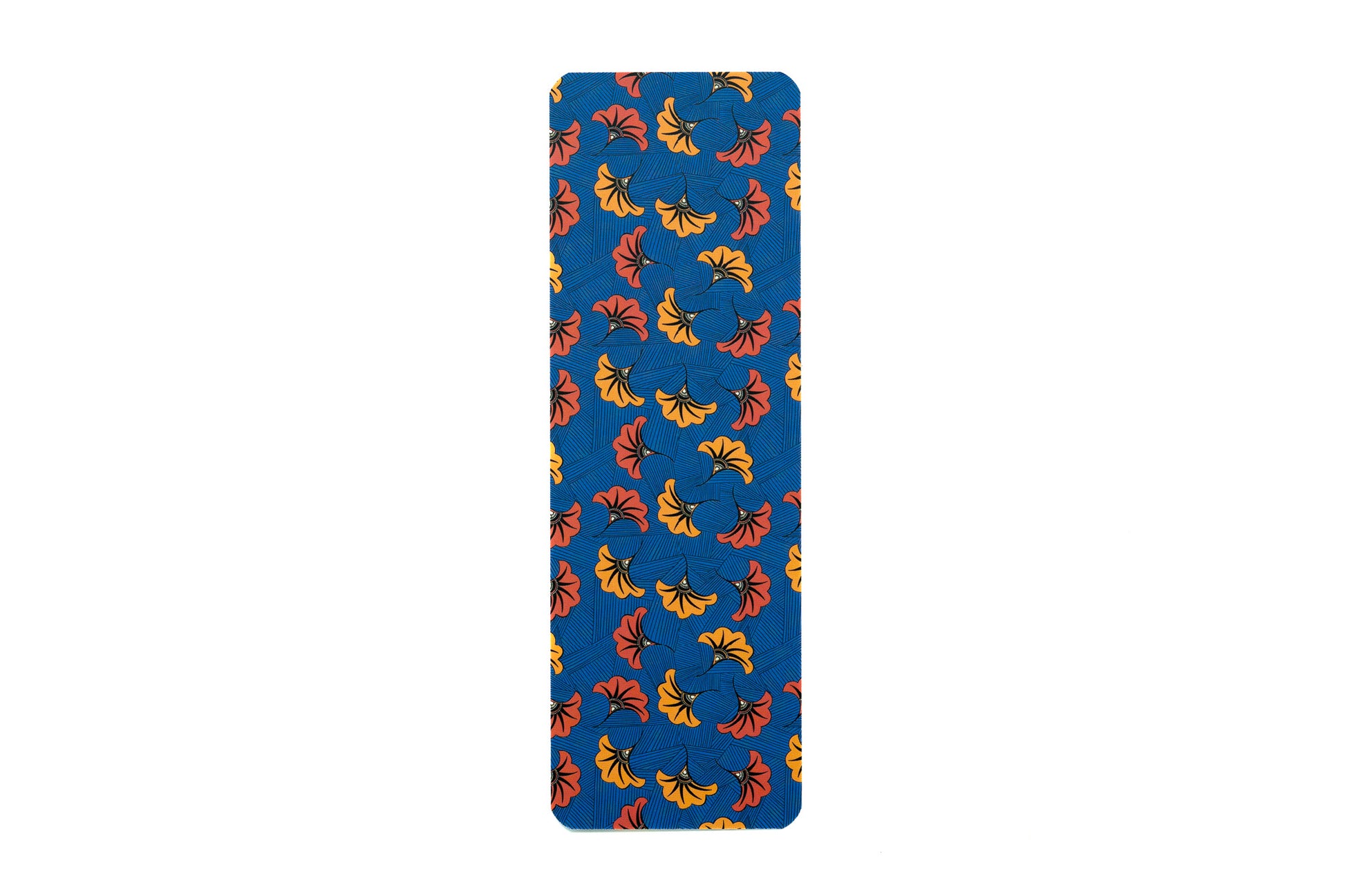 African Print Bookmark - Wedding Flowers (Ankara) - Pounded Yam Productions