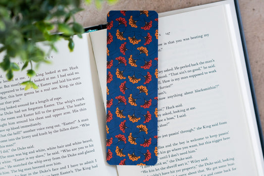 African Print Bookmark - Wedding Flowers (Ankara) - Pounded Yam Productions
