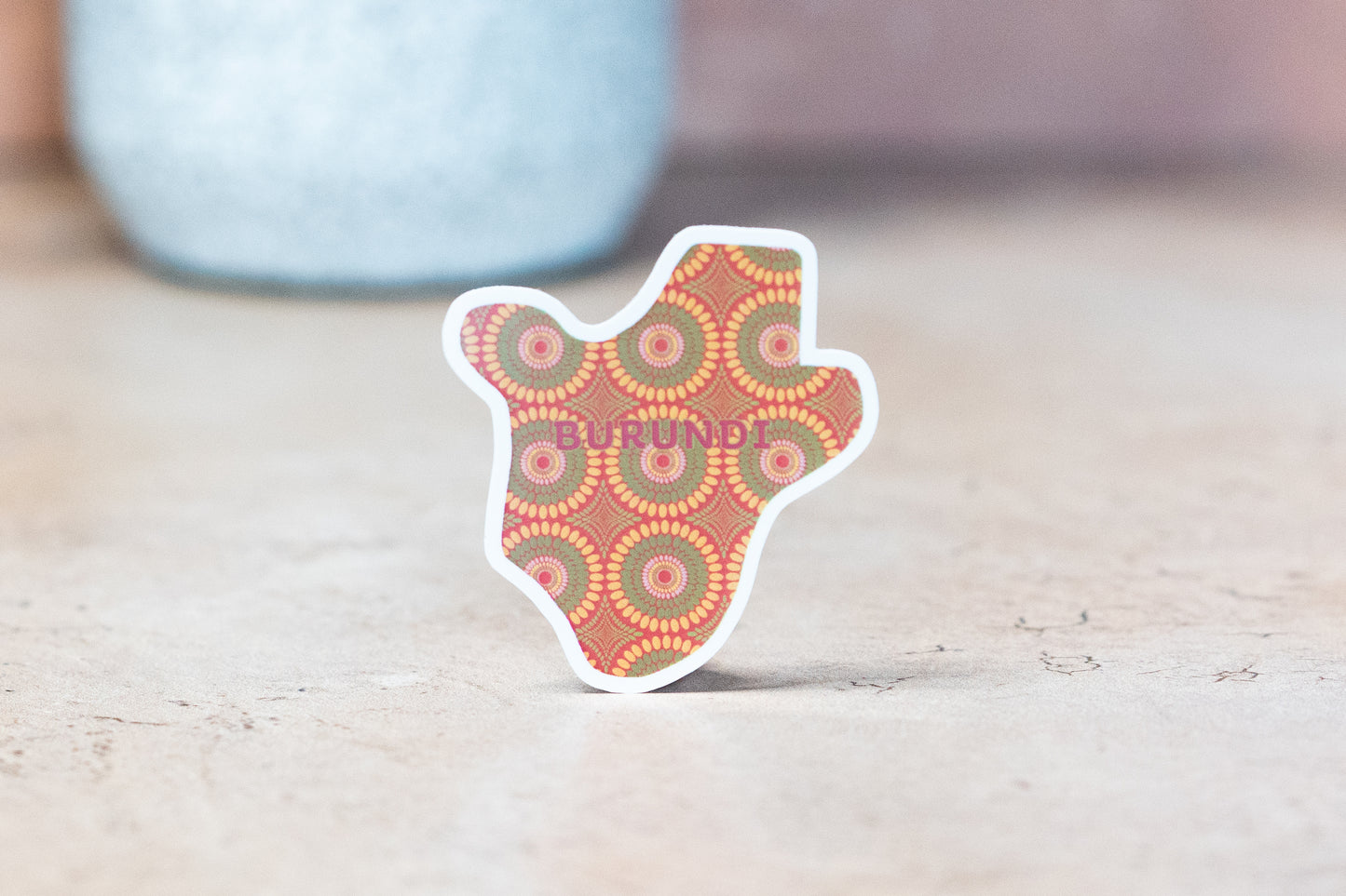 Burundi Sticker (East Africa) - Pounded Yam Productions