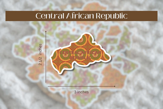 Central African Republic Sticker (Central African Stickers)