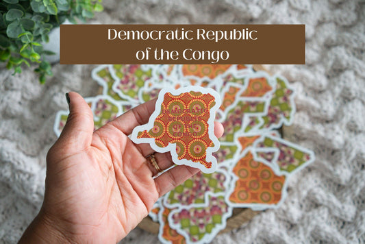 Democratic Republic of the Congo Sticker (Central African Stickers)