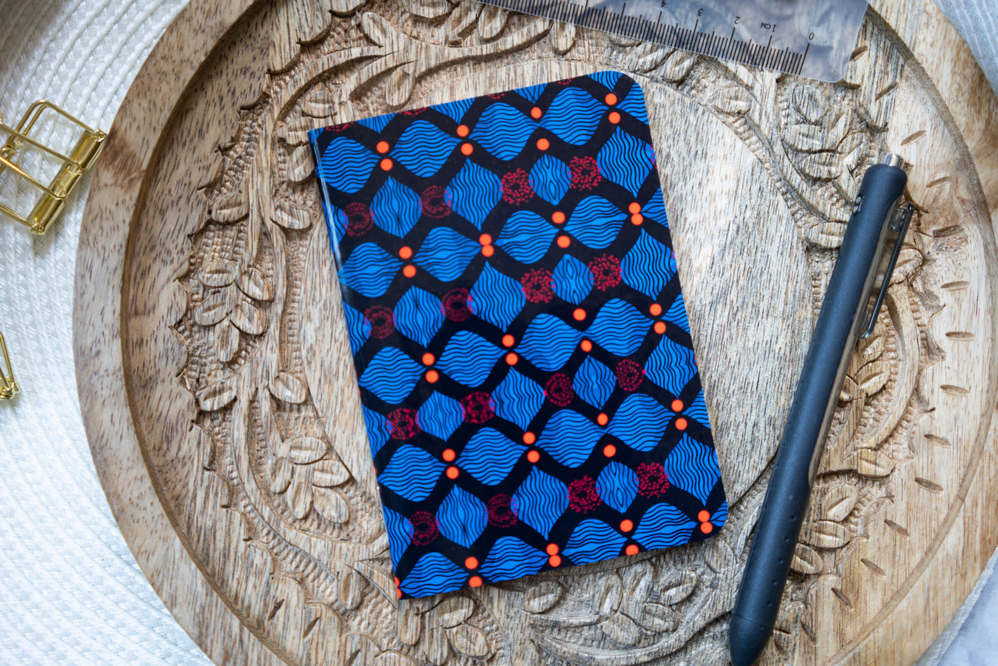 african print notebook