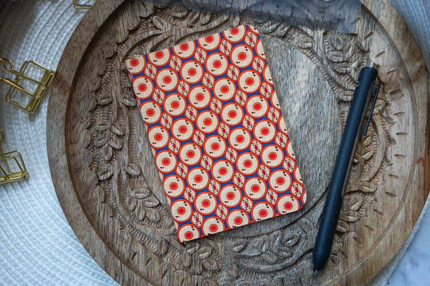 african print notebook