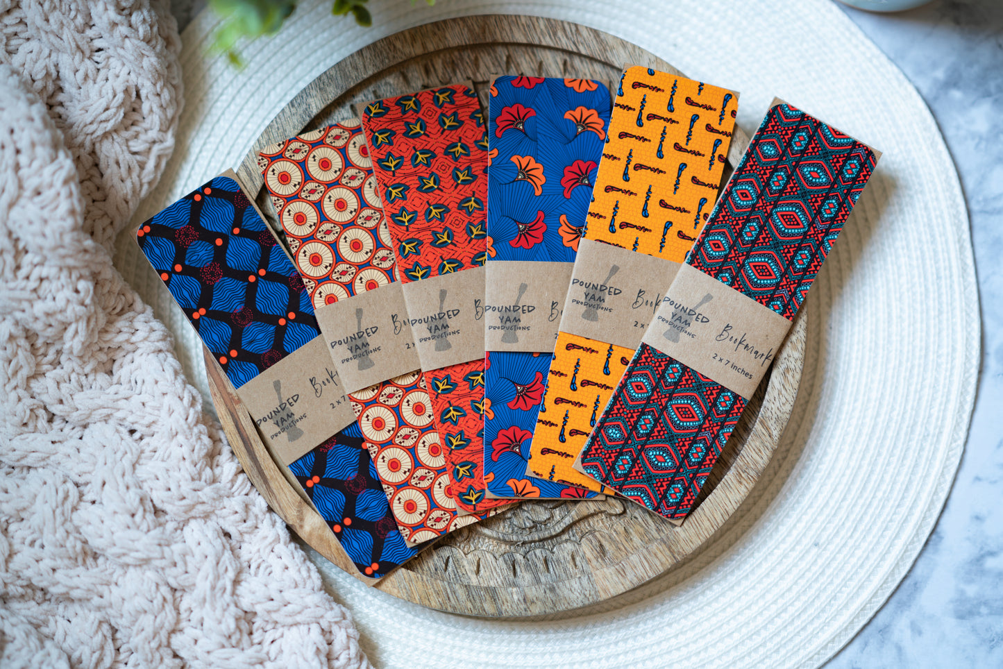 Ankara African Print Bookmarks