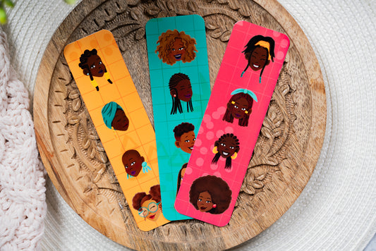 Black Hair Black Girl Bookmarks