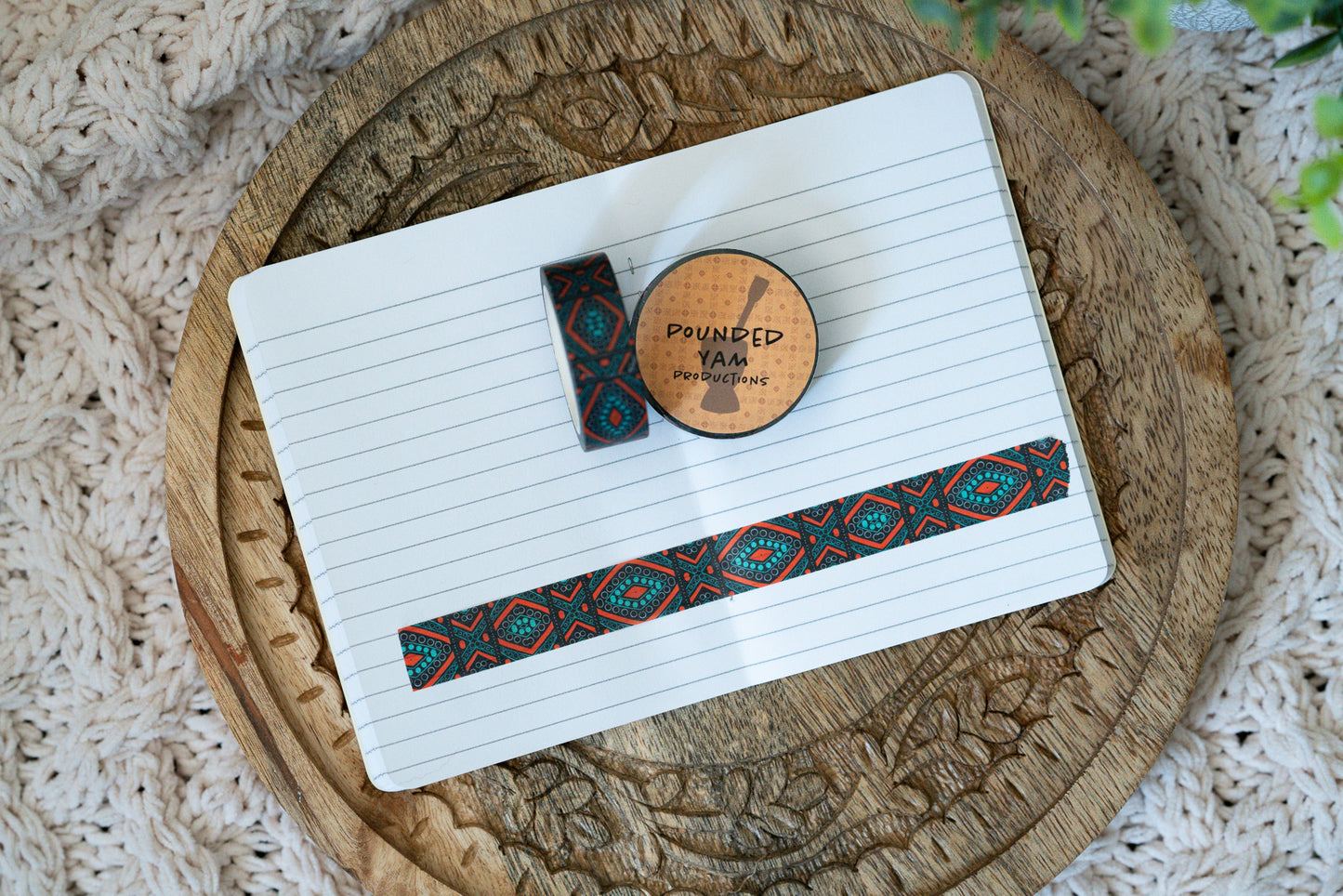 African Print Ankara Inspired Washi Tape - Diamonds