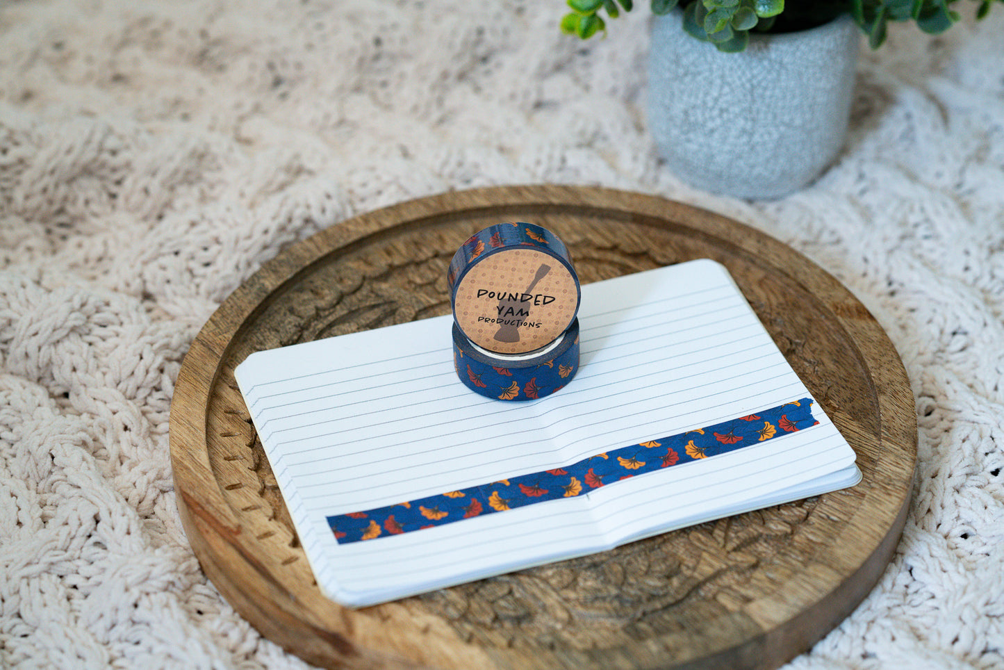 African Print Ankara Inspired Washi Tape - Wedding Flowers