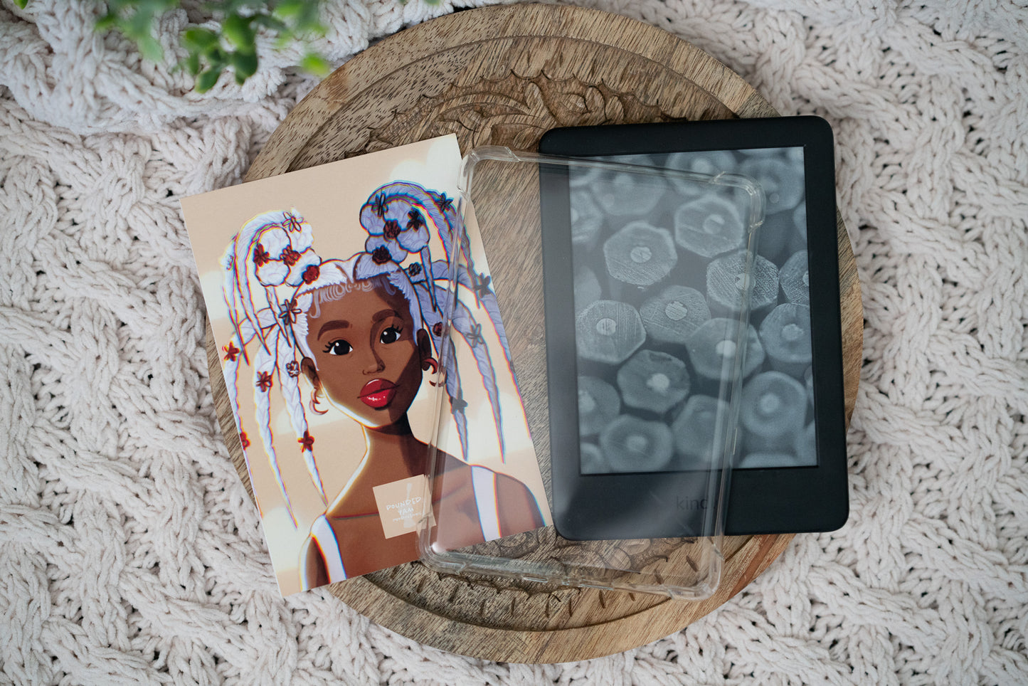 DIGITAL FILE Black Girl Dreamy Printable Clear Case Insert for Kindle