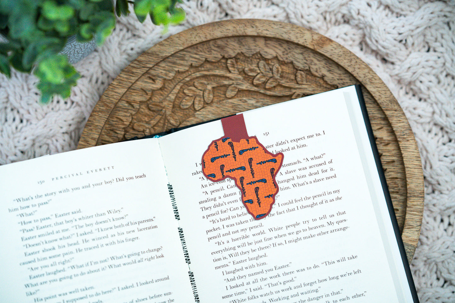 Ankara African Print Magnetic Bookmarks - Walking Sticks