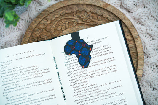 Ankara African Print Magnetic Bookmarks - X